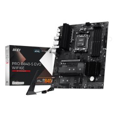 MSI Pro B840-S Evo WiFi6E ATX AM5 | High-Performance Motherboard for Gamers & Creators - 4711377404167